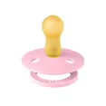 Соска пустушка BIBS Colour Latex Round (кругла) – Baby Pink 0-6 міс.