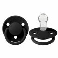 Соска пустушка BIBS De Lux Silicone Round (кругла) – Cloud/Black (2 в упаковці) 0-36 міс. — Photo 2