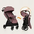 Прогулянкова коляска Lionelo INGRID PINK MUAVE — Photo 5