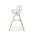 Стілець для годування Childhome Evolu ONE.80° з бампером - natural/white — Photo 8