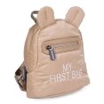 Рюкзак дитячий Childhome My first bag puffered beige — Photo 1