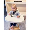 Стілець для годування Childhome Evolu 2 з бампером natural/white, арт. CHEVOCHNW — Photo 6