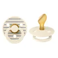 Пустушка Studio Colour Latex Anatomical (анатомічна) Pin – Ivory/Steel Blue 6-18 міс.