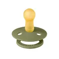Соска пустушка BIBS Colour Latex Round (кругла) – Olive 0-6 міс.