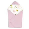 Покривало Lionelo TRAVEL SWADDLE BLANKET PINK FLOWER