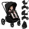 Універсальна коляска 3 в 1 Lionelo FREYA 3IN1 BLACK ONYX — Photo 1