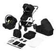 Універсальна коляска 3 в 1 Lionelo AMBER BLACK SILVER — Photo 4