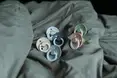 Соска пустушка BIBS Colour Latex Round (кругла) – Woodchuck GLOW (світиться в темряві) 6-18 міс. — Photo 4