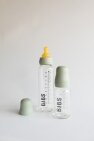 Скляна дитяча пляшечка BIBS Baby Glass Bottle повний комплект 225 мл - Sage — Photo 3