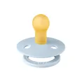 Пустушка Studio Colour Latex Round (кругла) Block – Baby Blue / Dusty Blue 6-18 міс. — Photo 1