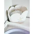 Корзина для іграшок Childhome Flower 30x20x15 см білий , арт. CCBAFL20 — Photo 7