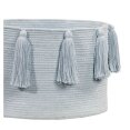 Кошик Lorena Canals Tassels Soft Blue 30 x 45 x 45 — Photo 1