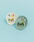 Пустушка Bibs x Moomin Colour Latex Round (кругла) Friends – Ivory mix (2 в упаковці) (6-18 міс) — Photo 5