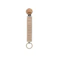 Тримач для пустушки в'язаний BIBS Pacifier Clip Knitted Vanilla