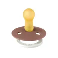 Соска пустушка BIBS Colour Latex Round (кругла) – Woodchuck GLOW (світиться в темряві) 6-18 міс.