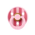 Пустушка Studio Colour Latex Round (кругла) Block – Baby Pink / Coral 0-6 міс.