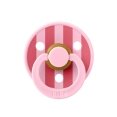 Пустушка Studio Colour Latex Round (кругла) Block –  Baby Pink / Coral 0-6 міс.