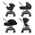 Прогулянкова коляска Cybex Melio Carbon Real Black (з бампером) — Photo 6