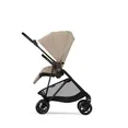 Прогулянкова коляска Cybex Melio Carbon Almond Beige (з бампером) — Photo 3