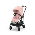 Прогулянкова коляска Cybex Melio Carbon Candy Pink (з бампером)