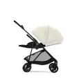 Прогулянкова коляска Cybex Melio Carbon Canvas White (з бампером) — Photo 4