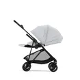 Прогулянкова коляска Cybex Melio Carbon Fog Grey (з бампером) — Photo 4
