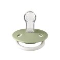 Соска пустушка BIBS De Lux Silicone Round (кругла) – Sage GLOW (світиться в темряві) 0-36 міс.