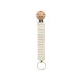 Тримач для пустушки в'язаний BIBS Pacifier Clip Knitted Ivory