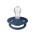 Соска пустушка BIBS De Lux Silicone Round (кругла) – Steel Blue 0-36 міс.