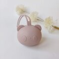 Силіконовий контейнер для пустушки Panda Pale Mauve