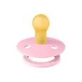 Пустушка Studio Colour Latex Round (кругла) Block – Baby Pink / Coral 0-6 міс. — Photo 1
