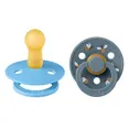Пустушка Studio Colour 2 PACK Latex Round (кругла) Bumblebee – Breeze Mix (2 в упаковці) 0-6 міс. — Photo 1