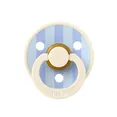 Пустушка Studio Colour Latex Round (кругла) Block – Ivory / Dusty Blue 0-6 міс.