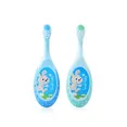 Дитяча зубна щітка Flossbrush (від 0 до 3 років) - Blue-Teal (2 шт), (Brush-baby) — Photo 4