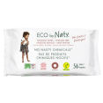 Дитячі вологі серветки ECO BY NATY Без запаху, 56 шт