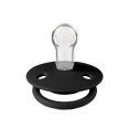 Соска пустушка BIBS De Lux Silicone Round (кругла) – Black 0-36 міс.