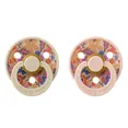 Пустушка BIBS x Liberty Colour Latex Round (кругла) June Blossom – Blush Mix (2 в упаковці) 0-6 міс.