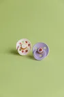 Пустушка Studio Colour 2 PACK Latex Round (кругла) Ladybug – Violet Sky Mix (2 в упаковці) 0-6 міс. — Photo 2