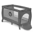 Ліжечко-манеж Lionelo SVEN PLUS GREY CONCRETE — Photo 1