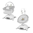Ліжко-гойдалка 2 в 1 Lionelo BELLA SET GREY CONCRETE