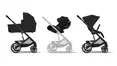 Коляска Cybex Balios S Lux 3 в 1 Moon Black — Photo 1